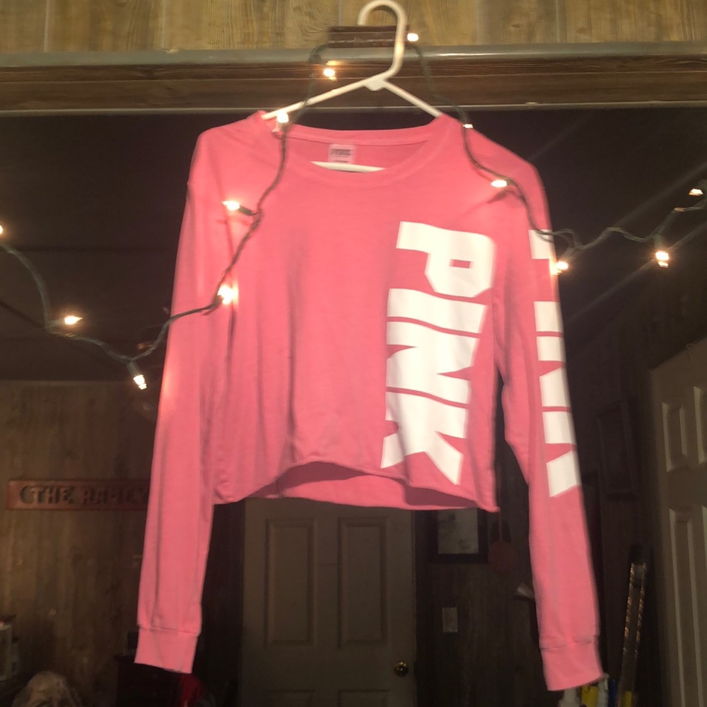 Pink crop top